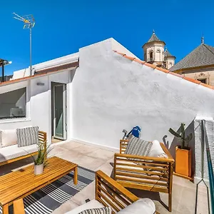 Urban Rose , Superb Private House In Historical Center, With Sunny Rooftop Ferienhaus Málaga